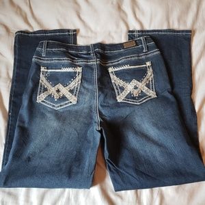 14 W fancy back earl denim Jeans